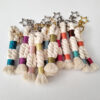 Llavero handmade cuerda morado - Imagen 4