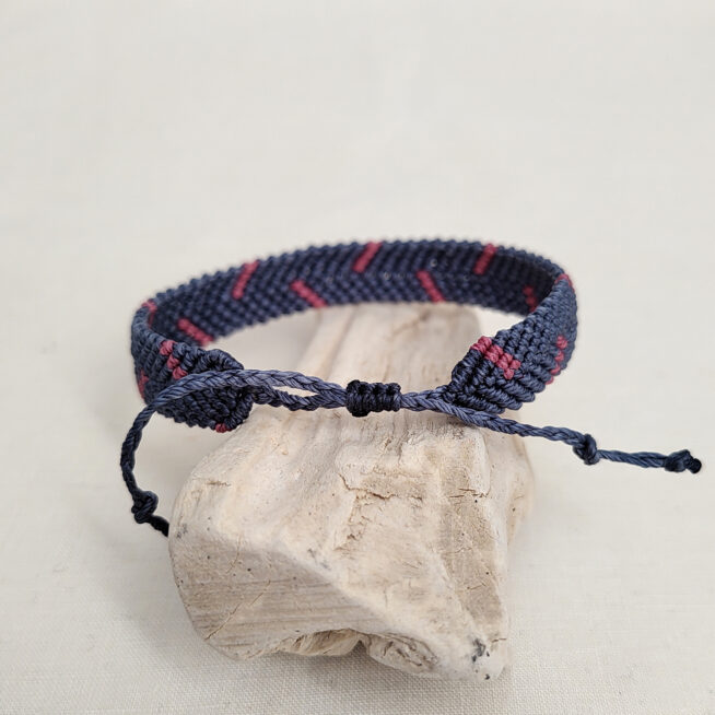 Pulsera espiga marino y malva - Imagen 2