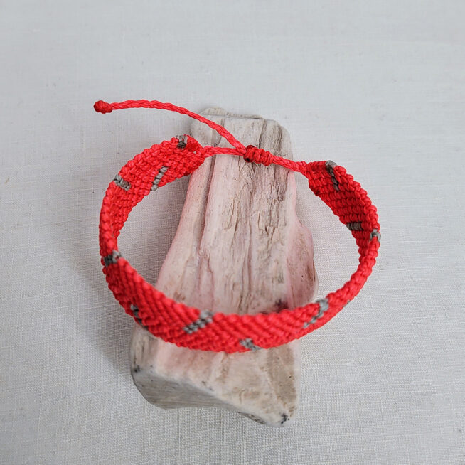 Pulsera espiga naranja flúor - Imagen 2